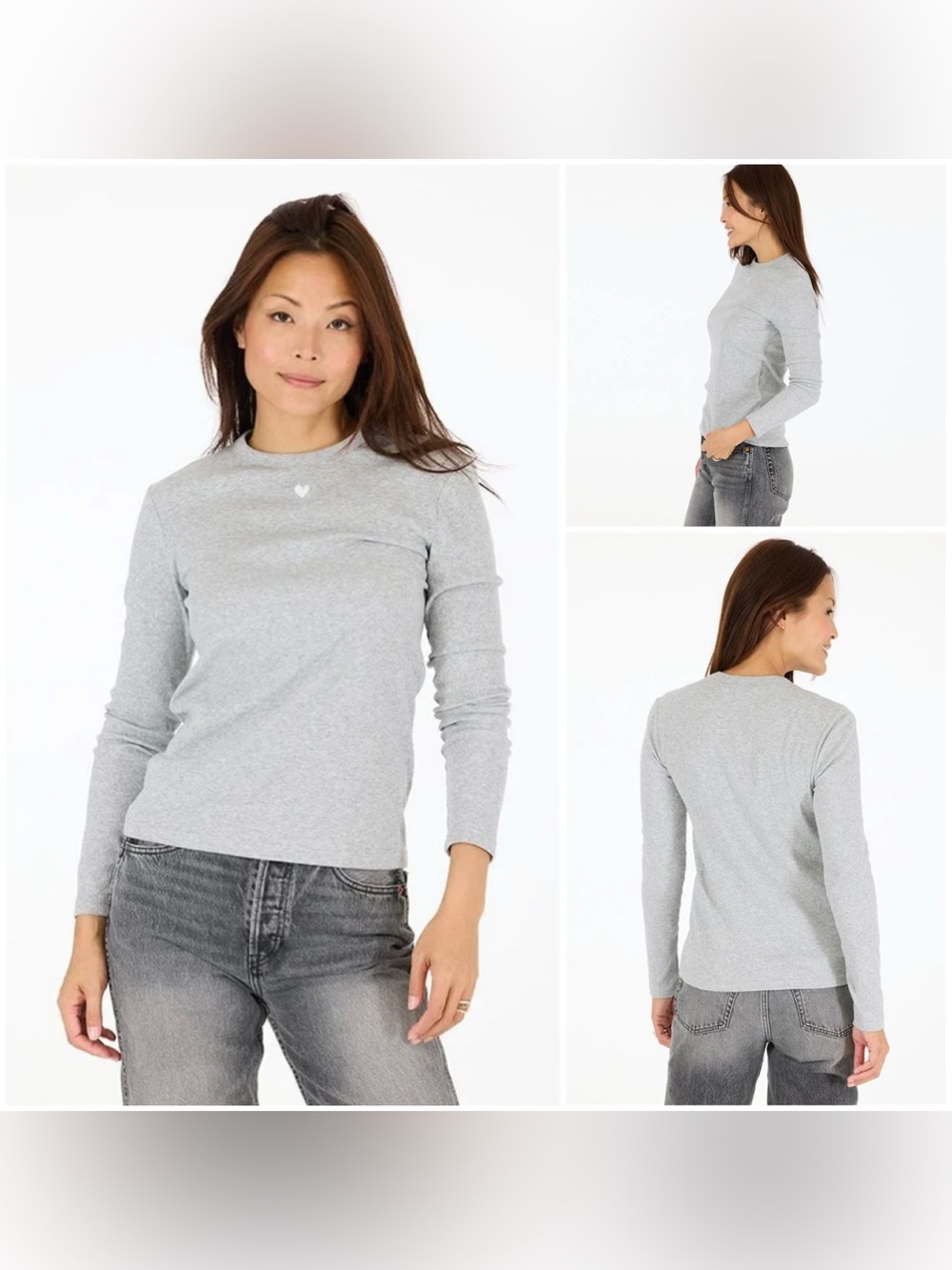 Long Sleeve Rib Tee
